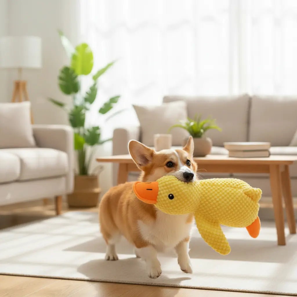 Peluche Canard pour chien