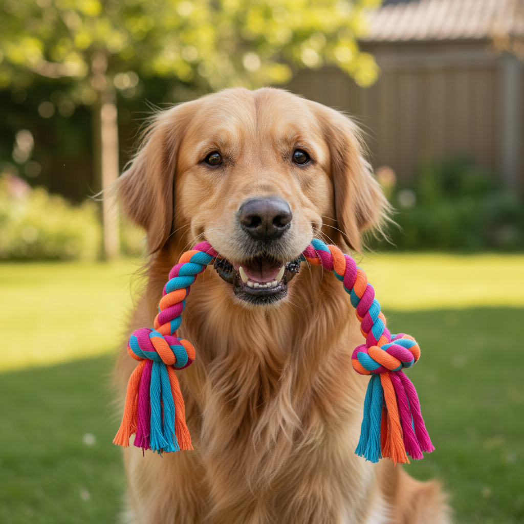 Corde à Mordre coloré pour Chien