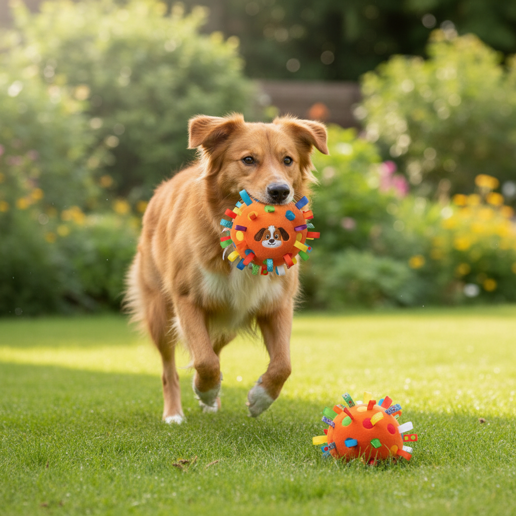 Jouet Peluche Chien avec Sifflet – Peluche Douce Chiens