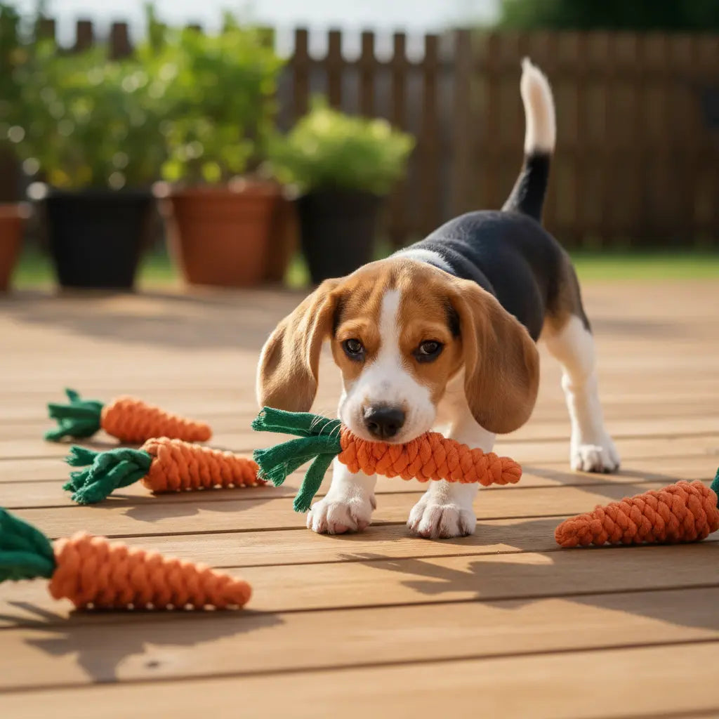 Os forme carotte à Mâcher pour Chiot