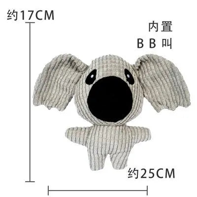 Peluche Animal pour Chien avec Sifflet